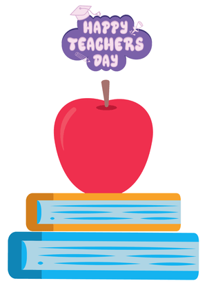 Happy Teacher's Day Card: Happy Teachers Day Design