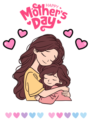Happy Mother's Day Card: Mother's Day Hug