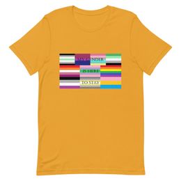My Gender Is Here To Stay Unisex T-Shirt With Logo