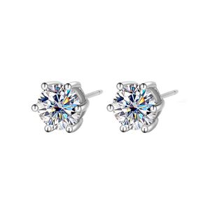 Moissanite Earrings 925 Sterling Silver 