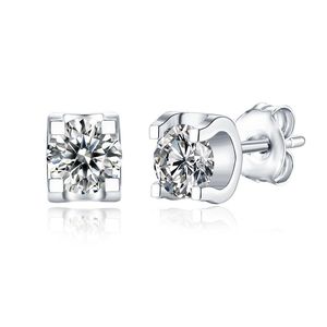 Moissanite Earrings 925 Sterling Silver
