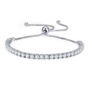 Elegant Copper Bracelet with 6.6ct Round  Moissanite