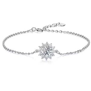 Moissanite Bracelet 1 CT – 925 Silver