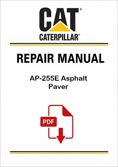 Caterpillar AP-255E Asphalt Paver Service Repair Pdf Manual