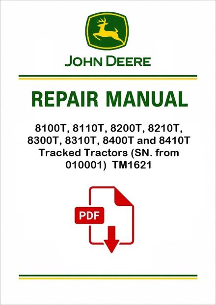 John Deere 8100T-8410T Repair Manual TM1621