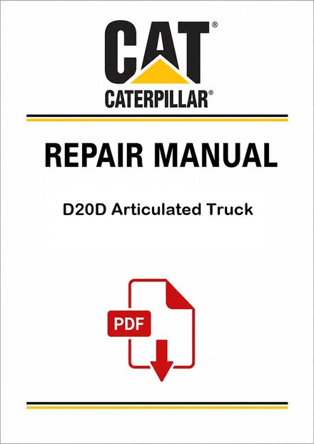 Caterpillar D20D Articulated Truck Service Repair Pdf Manual