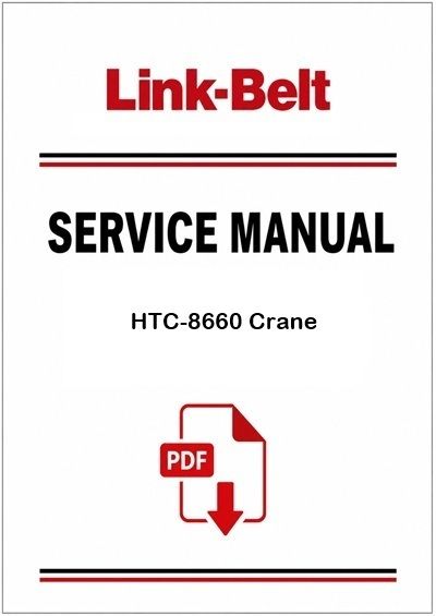 Link Belt HTC-8660 Crane Service Pdf Manual