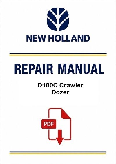 New Holland D180C Crawler Dozer Service Pdf Manual (p. Nb. 71114549)