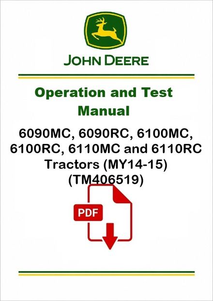 John Deere 6090MC-6110RC Diagnostic Manual TM406519