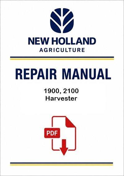 Ford New Holland 1900, 2100 Harvester Service Pdf Manual