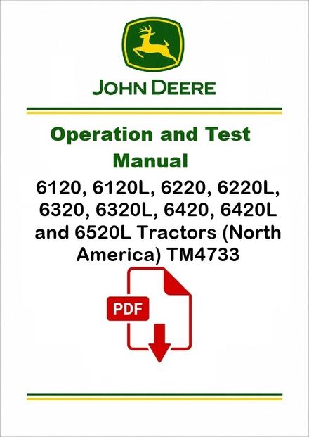 John Deere 6120-6520L Diagnostic Manual TM4733