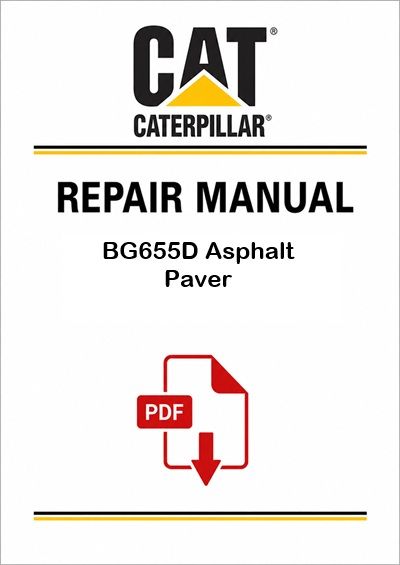 Caterpillar BG655D Asphalt Paver Service Repair Pdf Manual