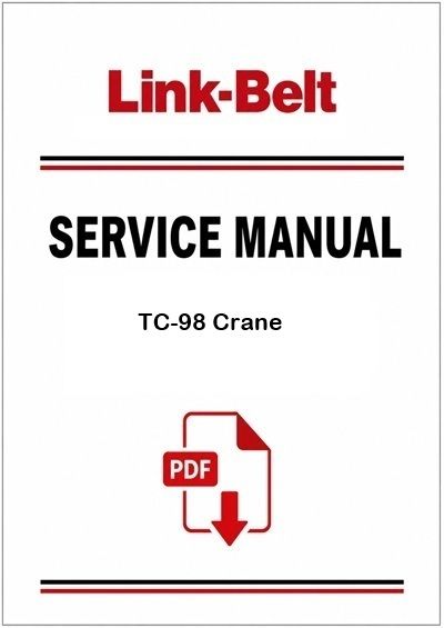 Link Belt TC-98 Crane Service Pdf Manual