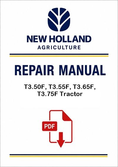 New Holland T3.50F, T3.55F, T3.65F, T3.75F Tractor Service Pdf Manual