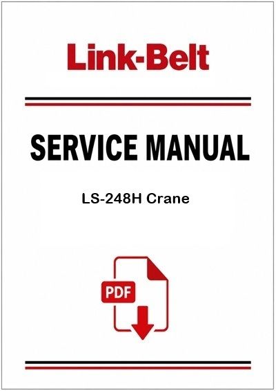 Link Belt LS-248H Crane Service Pdf Manual