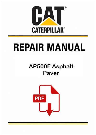 Caterpillar AP500F Asphalt Paver Service Repair Pdf Manual