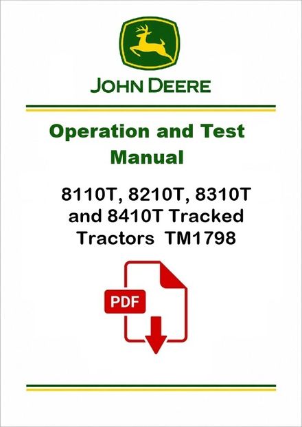 John Deere 8110T-8410T Diagnostic Manual TM1798