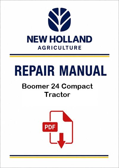 New Holland Boomer 24 Compact Tractor Service Pdf Manual