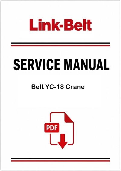 Link Belt YC-18 Crane Service Pdf Manual