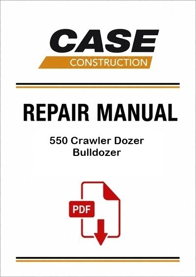 Case 550 Crawler Dozer Bulldozer Service Pdf Manual (Pb. No. 8-11240)