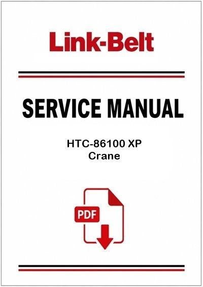Link Belt HTC-86100 XP Crane Service Pdf Manual