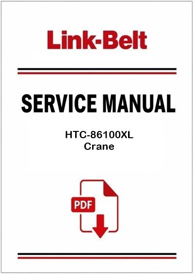 Link Belt HTC-86100XL Crane Service Pdf Manual