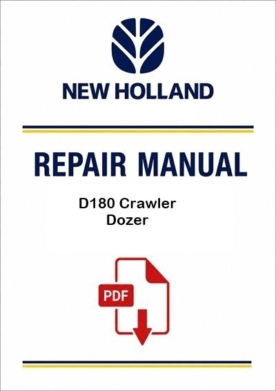 New Holland D180 Crawler Dozer Service Pdf Manual (p. Nb. 84151290)