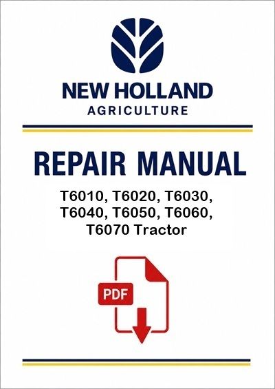 New Holland T6010, T6020, T6030, T6040, T6050, T6060, T6070 Tractor Service Pdf Manual Na (p. Nb. 84