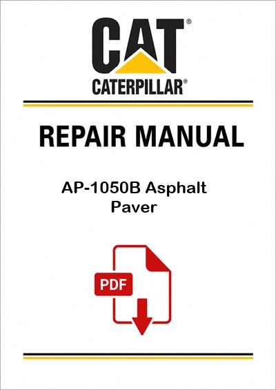 Caterpillar AP-1050B Asphalt Paver Service Repair Pdf Manual