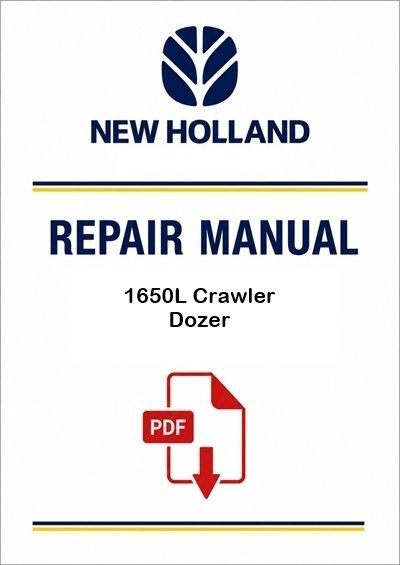 New Holland 1650L Crawler Dozer Service Pdf Manual (p. Nb. 47998877)