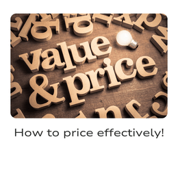 Price your services effectively!