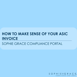 How to make sense of your ASIC Invoice