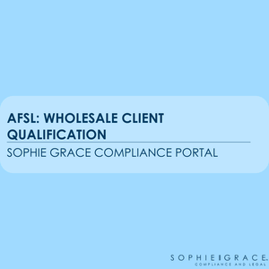 AFSL: Wholesale Client Qualification