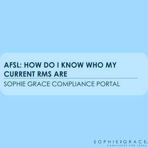AFSL: How do I know who my current RMs are?