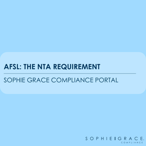 AFSL: The NTA Requirement 