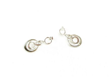 Geometric "Rings" earrings circles earrings, clove earrings 2022