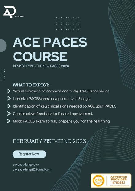 FULL 2-DAYS ACE PACES COURSE + MOCK EXAM: 21ST - 22ND FEBRUARY 2026