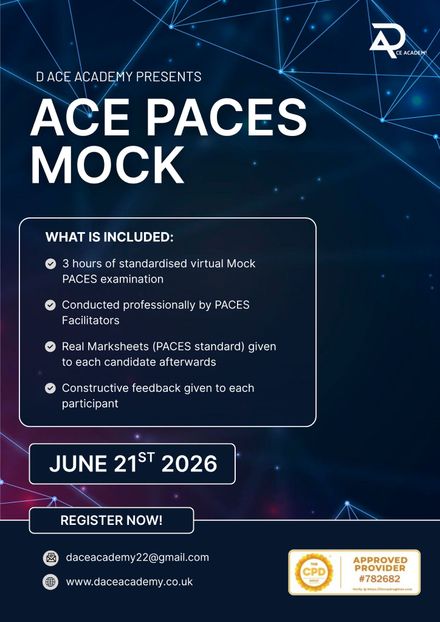 ACE PACES MOCK EXAM ONLY - 21ST JUNE 2026