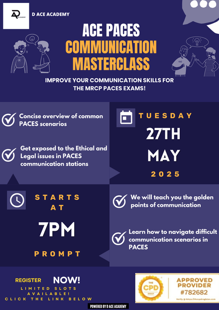 ACE PACES COMMUNICATION MASTERCLASS