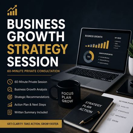 Business Growth Strategy Session (60 Minutes)