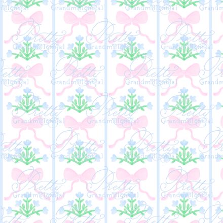 Preppy Coquette Bows and Floral