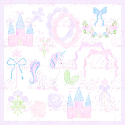 Pastel Princess &amp; Unicorn