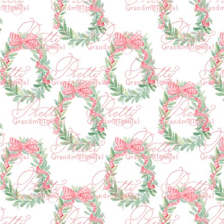 Preppy Christmas Wreaths with Red Tartan Bow