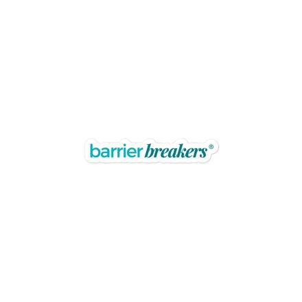Barrier Breakers® Logo Sticker – Stick With Purpose