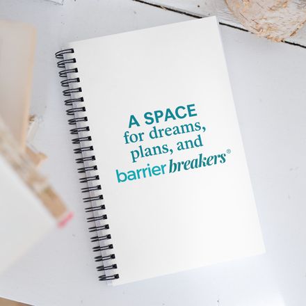 Barrier Breakers® Spiral Notebook – A Space for Dreams, Plans, and You