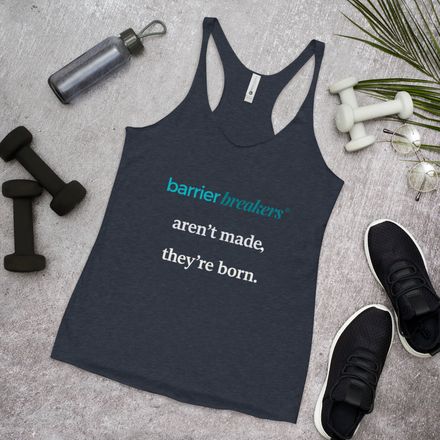 Barrier Breakers® Racerback Tank – Born to Break Barriers (Multiple Colors)