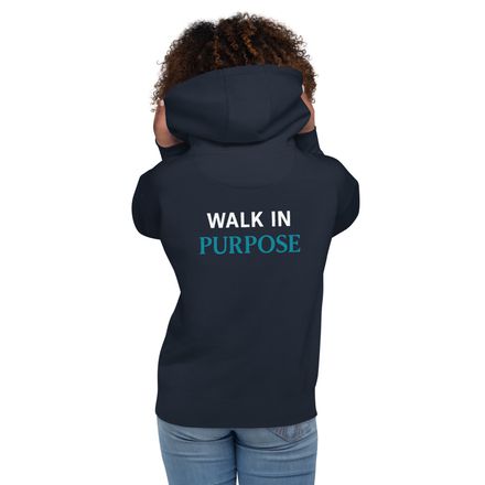 Barrier Breakers® Unisex Hoodie – Walk in Purpose (Dark Version)