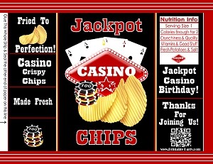 Custom made outlet potato chip bags