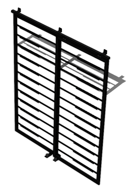 Modelo editable 3D Proteción deslizable colgante.