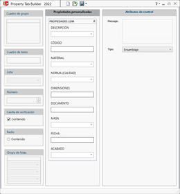 Archivos de propiedades personalizadas